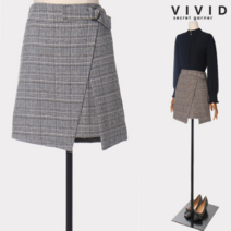 [비비드 시크릿가너] [VIVID SG][VIVID SG] 페미닌 메탈 D랩스커트 VS04