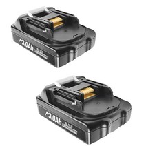 마끼다배터리 호환용 충전기 18V 90 60 30Ah 충전식 배터리 makita 18v 전동 공구 LED 리튬 이온 교체 LXT, 05 2 pack 3000mAh_01 18 볼트