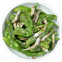 고향맛김치 맛있는 가정식 꽈리 고추 멸치 볶음 반찬 주문, 400g