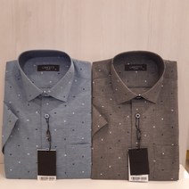란체티 프린트원단 !! 일반핏!! 반팔셔츠 LSM2305BL LSM2305GR