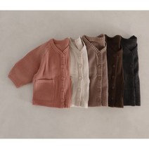 베이비 아모르가디건 피카부 겨울 자켓 돌 6개월 데일리룩