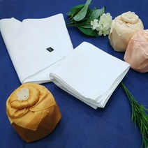 [나눔파티] 웨딩 돌잔치 생신 호텔 수건 170g 30수 2P선물세트 실크보자기 박스포장, 1세트, 2P세트