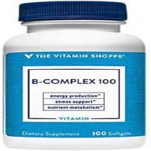 100 Count (Pack of 1) BComplex 100 – Supports Energy Production Nervous System Function Nutrient M, 1, 기타