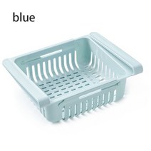 김치냉장고선반 냉장고 수납 바구니 서랍 선반 주방 용품 정리함, [04] Scalable-wblue