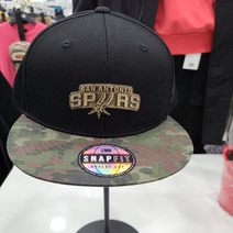 NBA N215AP632P카모배색메탈포인트스냅백