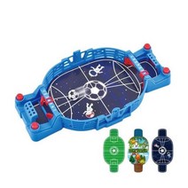 축구 보드게임 초등 테이블 미니 축구게임기 게임 장난감 이중 전투 데스크탑 휴대용 파티, 블루