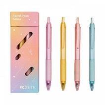 모나미 한정판 펜 FX ZETA 파스텔 펄 4본입