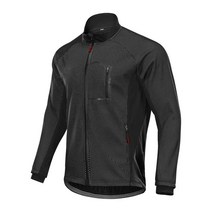 Mens 사이클링 양털 재킷 통기성 자전거 긴 소매 코트 저지 윈드 브레이커 야외 스포츠 반사 스트립