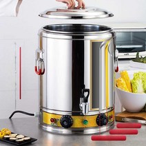 전기약탕기 스테인레스 절연 물통 죽통 식당 30L 100L, 붙지 않는 바닥 완전 가열 50리터(탭 포함)
