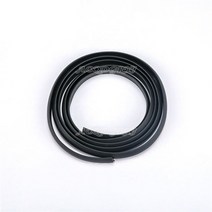 자동차 바디 키트 1.5m 펜더 플레어 휠 아치 와이드 고무 구슬 고무 라이닝 도요타 프라도 lc90 rzj95 lc95 1998-2002에 적합, 검은색