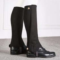 승마부츠 승마 롱 수제 통 여성 가죽 부츠 박차끈 말과자 승마 바디 프로텍터 가죽 하프 챕스 라이딩 레깅, 04 Children XXL