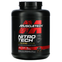 머슬테크 니트로테크 100% 유청 골드 더블 리치 초콜릿 단백질 24g 2.28kg