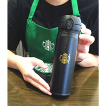 스타벅스 1+1 스타벅스 원터치 텀블러 2022 커플 스타벅스 텀블러 보온보냉 500ml 대용량, 별빛이 1+1