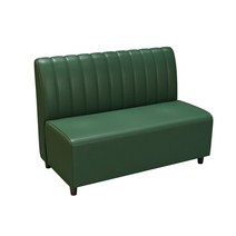 편안한 카페쇼파 카페소파 업소용 의류매장 공간 레트로 미용실 헤어샵 빈티지 다방, 1, 그린 2인용 더블 1