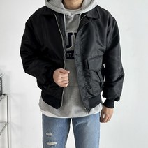 [3컬러][90~105]남자 마차도 봄 가을 투포켓 봄버 항공 자켓 점퍼