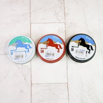 리빙서플라이 말표 구두약 광택제 클리너 왁스, 내추럴