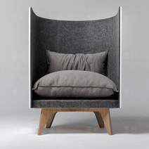 1인용 의자 사생활보호 쇼파 라운지 도서관 독서 시선차단 파티션 높은등받이 싱글 체어