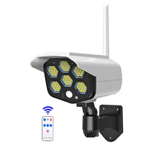 방범 모형 CCTV 태양광 충전 조명등 센서등 84구 V76