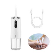 구강세척기 휴대용 구강 치아 세정기 강력한 치과 워터 제트 픽 치실 240Ml 3 모드 Ipx7 세척기 미백 청소, a