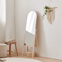 이노센트 고이 원목 아치형 스탠드 전신거울 300 i103842, 내추럴