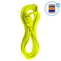 1구 연장선 옐로우 연결 연장 멀티탭 콘센트 1.5m 3m 5m 10m 캠핑 리드 선, 국산 1구 연장선 3m (옐로우)