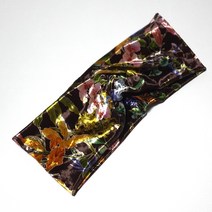 와이드 플라워 꼬임 벨벳 헤어밴드 실내 패션 반다나 터번