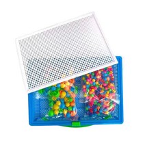 Yuyanghui 분류를 위한 버섯 못 퍼즐 직업 보드 게임 활동, 296pcs 네일 비즈