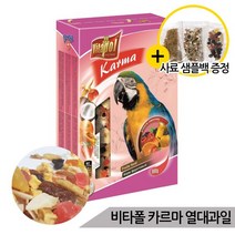 올블루 비타폴 카르마 열대과일 앵무새사료 750g 앵무새간식, [단일상품]
