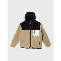 VOLCOM 유틸리티 후리스 후드 자켓 카키베이지