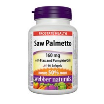 웨버네츄럴 쏘팔메토 160mg 90소프트젤, 1