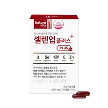 셀레늄영양제 셀렌업 플러스 셀렌 항산화영양제 복합건강기능식품 경동제약 네이처위드 셀렌업 플러스 30캡슐, 1개