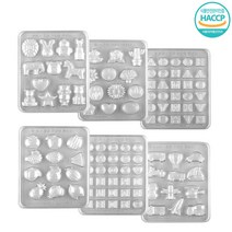 몰드 초콜릿만들기 6종 DIY초콜렛 데코펜 쿠키 남자친구 집 어린이 유아 발렌타인데이 크리스마스, A1.한글만들기몰드