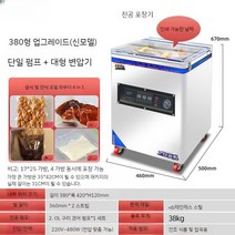 산업용 진공포장기 음식 밀봉 실링기 수축 진공 포장기 압축기 씰링기, 380 플러스 단일펌프(옵션사진참조)