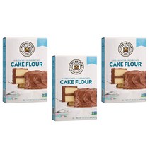 킹아더 언블리치드 케이크 플로어 블렌드, 907g, 3개