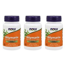 Now Foods 나우푸드 실리마린 밀크씨슬 추출물 150mg 60 베지캡슐 3팩 터메릭, 60캡슐, 3개