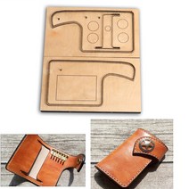 DIY 가죽 공예 키 가방 다이 커팅 나이프 금형 금속 중공 펀치 도구 블레이드 12x7x2cm, 02 stitch mold