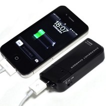 더블 AA 배터리 휴대용 비상 USB 전화 충전기-NEW, 한개옵션0