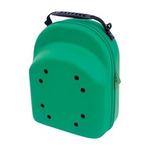 정점 모자 보관 상자 야구 모자 가방 보호용 모자 모자 캐리어 보관 가방 모자 보관 가방 가정 여행용 모자, 녹색, 34cmx24cmx15cm, 에바, 1개