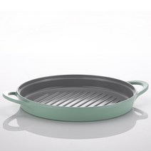 네오플램 IH 인덕션 그릴팬 레트로(드메르그린) 26CM, 드메르그린