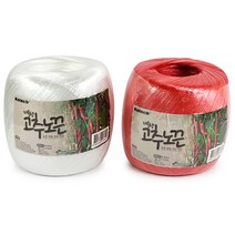 코텍 대용량 고추 노끈 B-8321 흰색 빨간색 바인더 끈 리본 포장 농사 농업 원예 이사 물류 짐 보관 용, ( 흰색 )