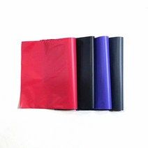 [KT알파쇼핑]컬러 포장 택배봉투 43cmX55cm +4cm 4컬러 50매, 검정