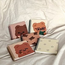 큐피드곰 스퀘어 모눈 노트, 옵션선택, ver.1