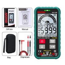 GVDA 차세대 600V 디지털 멀티 미터 Ture RMS AC DC NCV 스마트 옴, 폴란드, GD118B 녹색
