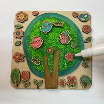 초등미술 만들기세트 클레이아트 소근육발달 창의력 체험키트 DIY 방과후교실 꾸미기, 크리스마스