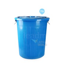 리빙월드 만능용기 75L /파란통 대형플라스틱통