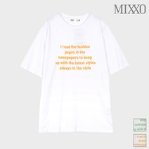 미쏘 레터링 티셔츠 MIWHW984QC