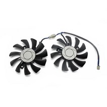 HA8010H12FZ 75MM 2Pin GTX1050 2GT OC GPU 쿨러 듀얼 팬 MSI Geforce GTX 1050Ti 1050 Ti 4GTOC 그래픽 카드 냉각