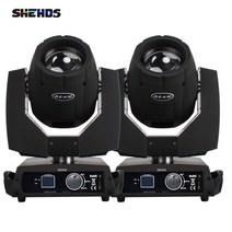 디제잉기계 디제잉장비 홈레코딩 SHEHDS-빔 230W 7R 조명 컨트롤러 DJ 프로젝터 디스코 볼 파티 무대 제어 DMX 전문 장비 2 개, 01 2PCS Butto 230W 7R, 미국 플러그