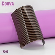 F506 COOVA 탄소 섬유판 금흑색 대각선 탄소 패드 두께 0.4mm