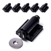 두일기업 원터치 자석빠찌링 블랙 6개